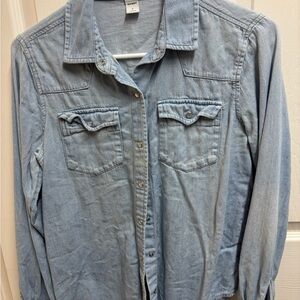 Old Navy Sky Blue Denim Top